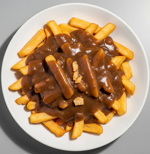 Chips & Chinese Curry Sauce 