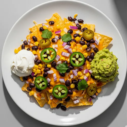 Roast Vegetables Nachos 