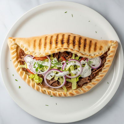 Donner Meat Calzone 