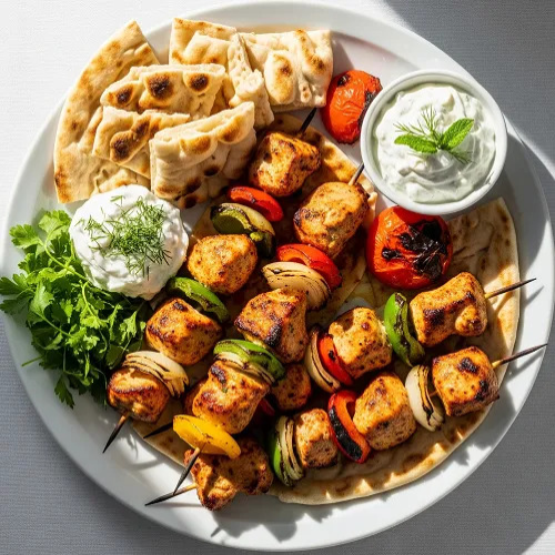 Bbq Chargrilled Chicken Kebab 