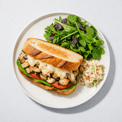 Pulled Chicken Bbq Sandwich 