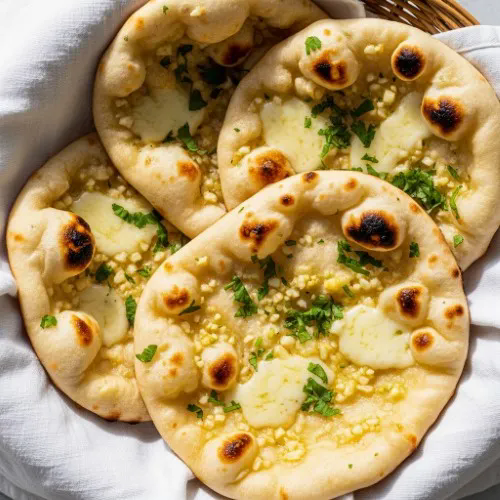 Garlic Cheese Nan Bread 